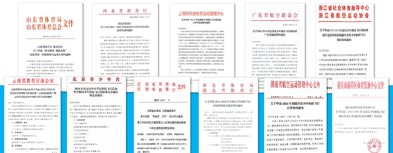 青少年模拟飞行项目各地批文